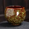 Antique Kiln Change Ceramic Tea Cup Home Tea Bowl Creative Ceramic Cups Teacup Master Puer Green Tea Bowl 130ml Drinkware