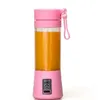 Mélangeur presse-agrumes Blende tasse mélangeur de fruits broyeur Portable taille personnelle électrique Machine Rechargeable bouteille d'eau 380 ml avec USB312m