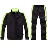 Men's Tracksuits OLOEY 2 Pcs Sweatsuits Tracksuit Men Team Track Suit Zip Jacket Sweatpants Joggers Sport Suits Jogging Set