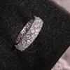 Neueste CZ Diamant Ringe Frauen Zirkon Ring Zubehör Platin Liebe Elegante Romantische Temperament Kristall für Frauen Braut Hochzeit