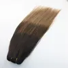 8A 100グラムブラジルのバージンヘア人間の髪の横糸オムレ媒体灰色のブロンドのバラヨーメジャーハイライト
