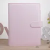 A6 Creative Waterproof Macarons Binder Hand Ledger Notepads Shell Loose-leaf Notepad Diary Stationery Cover School Office Supplies