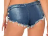 Femmes de qualité Shorts en jean Tassel Ripped Side Lace Up Cut Ultra Ultra Low Raise Jeans Shorts Denim Pants Sexy Beach Shorts KC0063005989