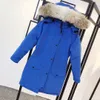 Winterjas vrouwen klassieke casual down jass stylist outdoor warme jas hoge kwaliteit unisex jas uitloper 5-color grootte: S-2XL
