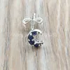 Andy Jewel 925 Sterling Silver Beads My Moon Single Stud Earring Charms Fits European Pandora Style Jewelry Bracelets & Necklace 298534C01