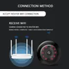 Caméras V380 sans fil Mini caméra WiFi IP Surveillance de sécurité à domicile IR Vision nocturne détection de mouvement moniteur bébé P2P CCTV