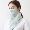 Cycling Neck Masks Outdoor Designer Respirator Fashion Printed Chiffon Sunscreen Face Mouth Cover Sunshade Neck Scarf For Driving ZCGY197