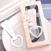 AŞK Şişe Açacakları Anahtar Şarap Açıcı Kalp Şekli Bira Açıcı Düğün Favor Hediye ile Pembe Kutu Açacakları Anahtar Şaraplar Şişe Açacakları