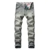 Heren jeans mannen denim skinny gescheurde stretch slim fit hop broek plus size lang merk groot