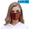 Fashion 3D Plaid Face Mask For Adult Kids Ice Silk Dustproof Mouth Mask Windproof Washable Reusable Protective Designer Mask CYZ2613