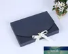 100pcs 26x17.5x3.5cm Large Gift Box Cosmetic Bottle Scarf clothing Packaging Color Paper Box with ribbon Underwear packing box SN743