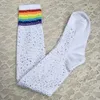 Women Sexy Socks Girls Over Knee Fashion Stockings Socks with Rhinestones Girls Party Style Trendy Stockings Tik Tok Wholesale