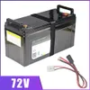 72v 60ah elektrisk scooter motorcykel batteri IP68 vattentät 100a / 200a BMS litium