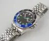 Mężczyźni Watch Sapphire Glass 40 mm 116610 116619 114060 V3 Automatyczny ruch ceramiczny ramka ze stali nierdzewnej zegarki męskie