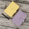 11 kleuren !! A6 PU lederen notebook bindmiddel macaron kleur 19 * 13cm hervulbare 6 ringbindmiddelen voor vulpapier met magnetische gesp sluiting kan aangepast diy