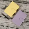 11Colors !! A6 PU Läder Notebook Binder Macaron Color 19 * 13cm Refillerbar 6 Ringbindemedel för fyllnadspapper med magnetisk spänneförslutning kan anpassad DIY