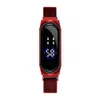 Nieuwe magneet Creative Student Watch Fashion Wirst Watch Milan met LED Touch Electronic Watches2095247