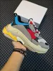 2020 Triple s Paris casual dad shoes men women triple black white grey pink fashion men sneakers US 5.5-11