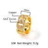 anello ghiacciato per coppia hip hop designer di lusso da uomo con diamanti bling anelli di collegamento cubano oro 18 carati placcato oro argento gioielli di moda l8942283