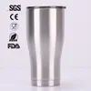 12 - 20 - 30oz Curved Tumbler Curving Rostfritt Stål Dubbelvägg Vakuum Travel Mug Sparkle Holografiska tumblers med proof lock C02