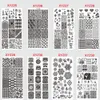30 Designs Nail Stamping Platen Mode Kant / Bloem / Dier / Dream Catcher Pattern Templates voor Poolse nagelstempel