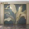 8D mur tissu TV fond Fonds d'écran 3D salon chambre lumière luxe papier peint 5D relief atmosphère rétro banane murale
