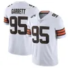 Wholesale custom Football Jerseys 95 Myles Garrett 24 Nick Chubb 2 Amari Cooper 4 Deshaun Watson Joe Thomas Denzel Ward 8 Elijah Moore David Njoku 2023 new