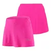 Mulheres respirável 2-in-1 Ciclismo Skort com Gel acolchoado Liner bicicleta Shorts Quick Dry Athletic Sports Skirt