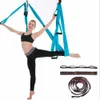 6 set Anti Gravity Aerial Yoga Hammock Set Multifunktion Yoga Belt Flying Swing Set med Daisy Chain