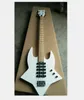 Rare 4 strings White Electric Bass Guitar Chrome Hardware 24 frets China Made Bass Free Shopping