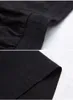 Lässige Sommer-Trainingsanzüge mit Strasssteinen für Herren, 2-teilig mit Designs – Kurzarm-T-Shirts mit Rundhalsausschnitt und Shorts-Hosen-Set in Schwarz