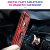 Armor Drop-Proof Soft TPU PC Case for iphone XS MAX X 10 XR 6 6S 7 8 Plus Shockproof Full Protection Phone Cover Finger Ring Holder