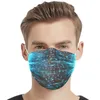 Halloween lichtgevend masker met PM2.5 Filter 7 Kleuren Gloeiende LED Gezichtsmaskers voor Kerstfeest Festival Masquerade Rave Mask