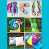 Een stap kleurrijke tie dye kit permanent verf feestbenodigdheden textielstofaccessoires decoreren kunst met handschoenen yl59394719