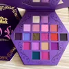 Vijfsterren Blood Lust Eye Shadow Palette Make -up 18 kleuren glinsterende en matte oogschaduwkunst oogschaduw puple palet cosmetisch dhl9091399