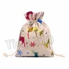 Tree hanging small cloth bag Christmas bag advent calendar gift bag Christmas decorations loved by the children T2I51311