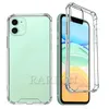Crystal Clear With 4 Corners Shockproof Protection Transparent TPU PC Back Bumper Cover for iPhone 15 Pro Max 14 13 12 11 11Pro Xs Max XR 7 8 Plus SE 2020