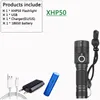 Taschenlampen Taschenlampen 400000LM leistungsstärkste XHP902 LED -Fackel USB XHP70 XHP50 BEAMMER