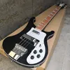 Anpassad butik 4 strängar Electric Bass Guitar Maple Fretboard One Piece Body Bass Chrome Hardware China Bass Guitar 9400851