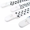 Nuovo 1 pezzo porta ciuccio per bambino con clip per ciuccio, catena per succhietto, cinturino con fibbia resistente alle cadute