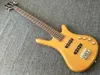 Custom 4 String Bass och Rosewood Fingerboard, Chrome Hårdvara Kina Elektrisk gitarrbas