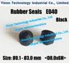 E040 joints en caoutchouc noirs D8.0x6Hmm (10 pièces/sac) ￘0.1-￘3.0mm pour perceuse à petits trous Machine EDM EDMAS,JAPAX,ASTEC,CASTEK,CHARMILLES HD,DRILL