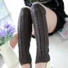 Braid Knit Leg Warmers Crochet Long Socks stockings Leggings socks women fashion Autumn Winter Hosiery