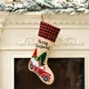 Creative Santa Claus Christmas Socks Cartoon Leuke Kousen Snoep Gift Tas Kerstboom Ornamenten Party Christmas Decorations Rra3459