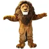 2019 Professional made Fire Lion Mascot Costume Cartoon Animal Fancy Dress Adults Party Outfits269i