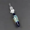 Sigara Aksesuarları Cam Renkli Nektör Toplayıcı Kiti 10mm 14mm Dişi Dab Saman Yağ Teçhizatları Su Borusu için