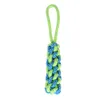 Wholesale Pets dog Cotton Chews Knot Toys colorful Durable Braided Bone Rope Funny dog cat Toys