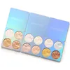 Färger Professional Makeup Face Powder Bronzer Highlighter Palette Pallete Cosmetics Waterproof Eye Shad11793206