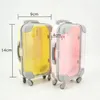 Creative Mini Bagages 3D Vison Cils Paquet Boîtes Faux Cils Emballage Vide Cils Boîte Cas Cils Valise De Luxe Rose3572307