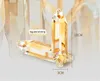 LED Modern Golden Chandeliers Lights Fixture American Rostfritt Steel Mirror Surface Crystal Chandelier Home Indor Lighting Diamet290C